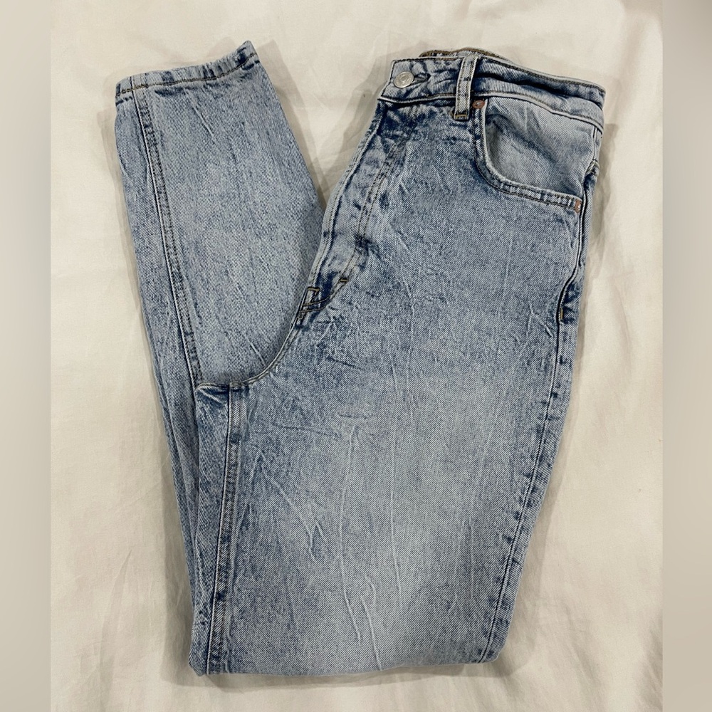Free People high-rise Mom jeans